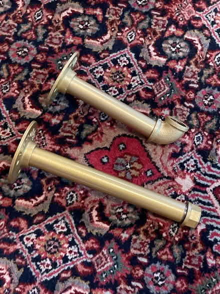 Photo of free Five gold pipe wall hooks (Dempster east of Ridge) #2