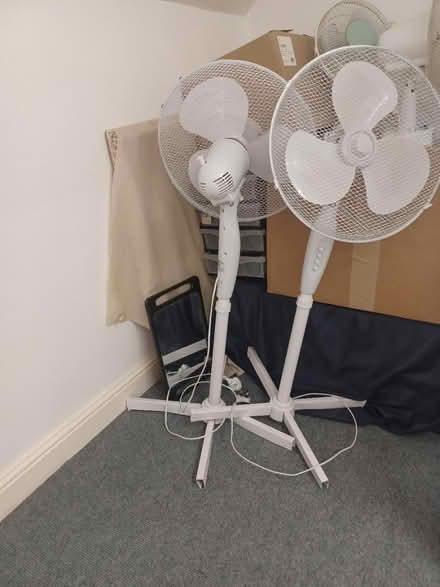 Photo of free 2x oscillating fans (RG40, Wokingham without) #1