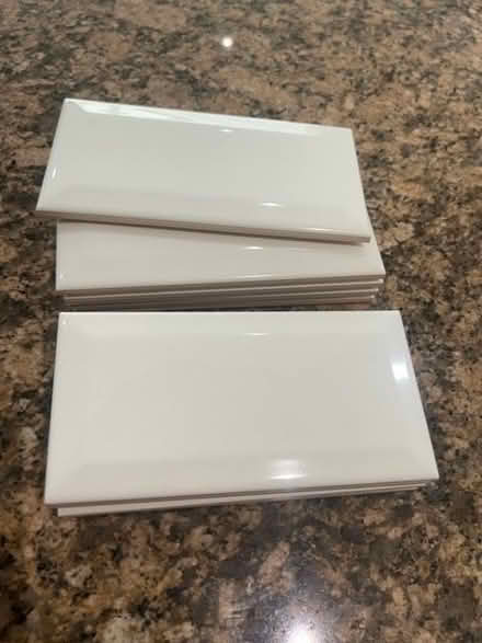 Photo of free Cream rectangle tiles (Weybridge KT13) #1