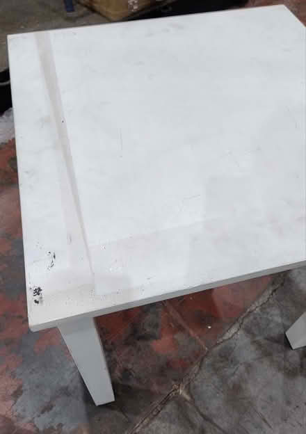 Photo of free White and Black Wooden Tables (Aberdare CF44) #2