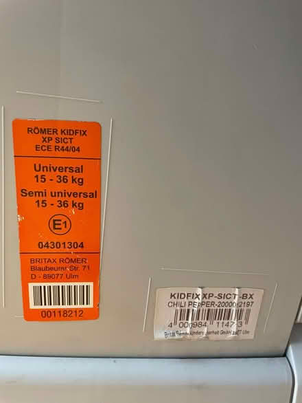 Photo of free Britax Car Seat Kidfix XP 15-36kg (Gerrards Cross SL9) #2