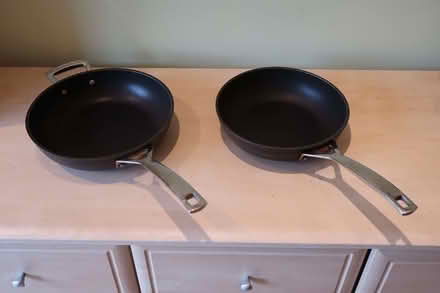 Photo of free 2 large frying pans (North Hinksey OX2) #1