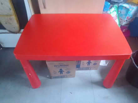 Photo of free Red children's table (Moor Allerton LS17) #1