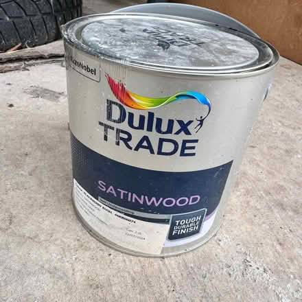 Photo of free Dulux satinwood 2 and a half ltr (Great Budworth) #1