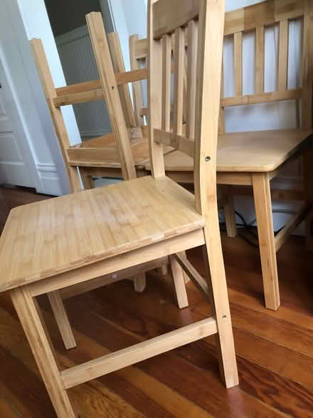 Photo of free Simple wooden chairs (SoMa) #2