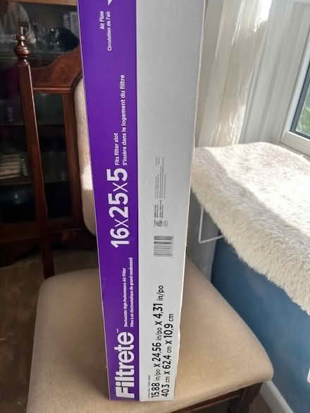 Photo of free 2 furnace filters, brand new (Finch and Senlac) #1