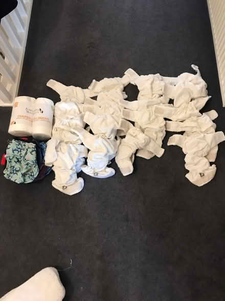 Photo of free Little Lambs reusable nappies (M20) #3