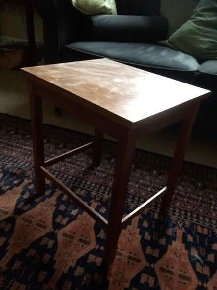 Photo of free Small , sturdy wooden occasional table (Glassonby CA10) #1