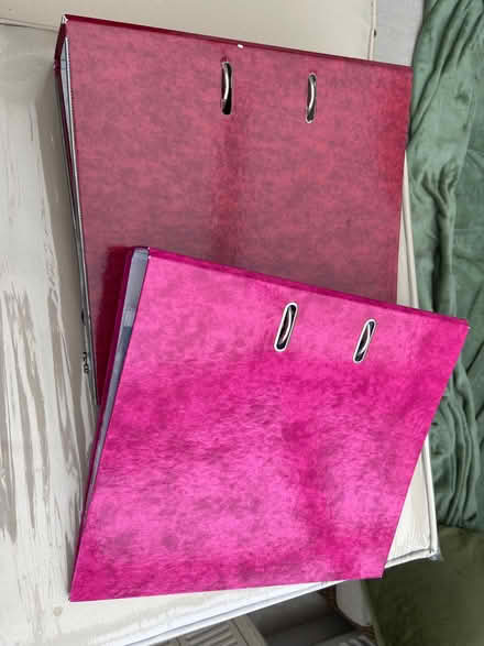 Photo of free 2 A4 ring binder folders (Milton PO3) #1