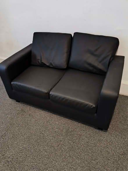 Photo of free Two Black sofa (Bellahouston G51) #2
