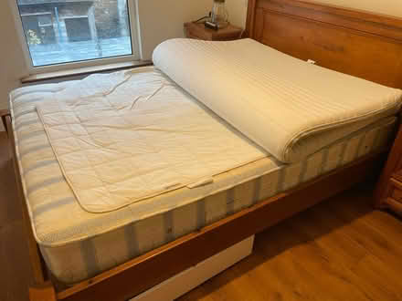 Photo of free Queen mattress and mattress topper (D03) #1