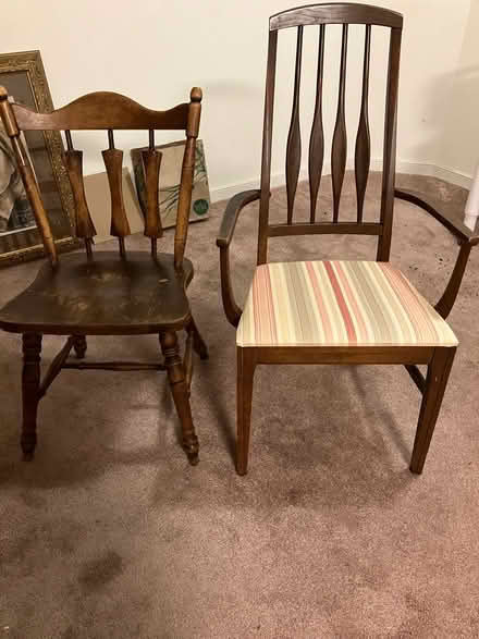 Photo of free Wooden chairs (Eastern Market/Capitol Hill) #1