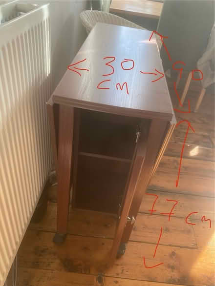 Photo of free Drop leaf table (BN3) #3