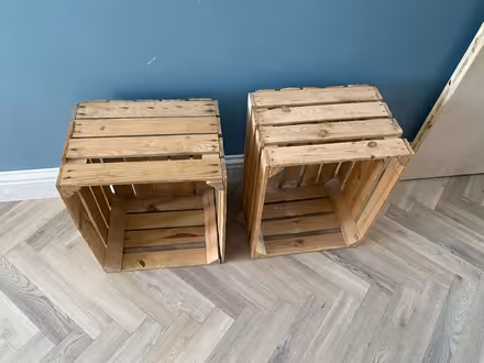 Photo of free 2x fruit crates (Richmond TW10) #1