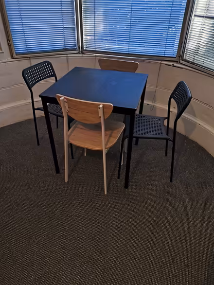 Photo of free Small table and four chairs (Bellahouston G51) #1
