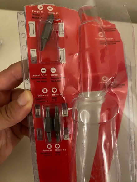 Photo of free Milwaukee Tool screwdriver bits (Bloomfield, near Stamna) #2