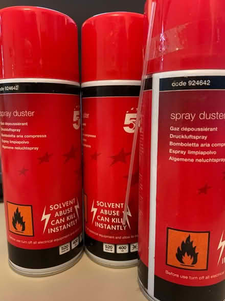 Photo of free 3 cans spray duster (Haywards Heath RH16) #1