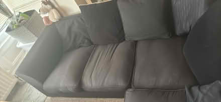 Photo of free Black corner sofa (BH6) #2