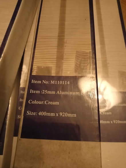 Photo of free Brand new small Venetian blinds - cream (Little Hallam DE7) #3