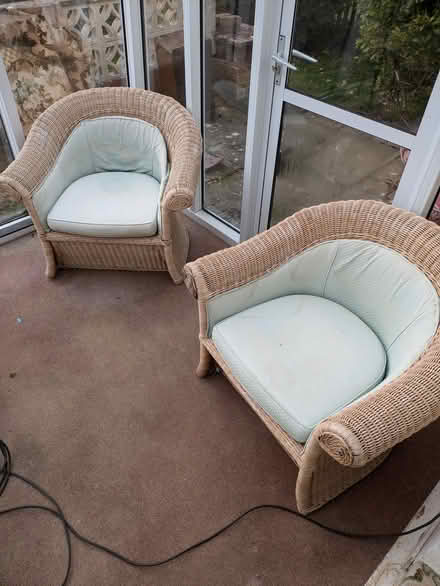 Photo of free Wicker conservatory furniture (PH10 Kirkton of Lethendy) #2
