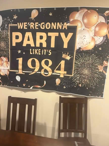 Photo of free 1984 birthday banner (Mahopac) #1