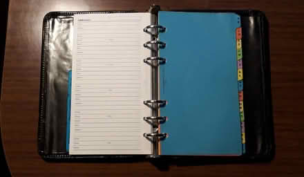 Photo of free WHS 6-ring Pocket Organizer (Brighton Hill RG22) #1