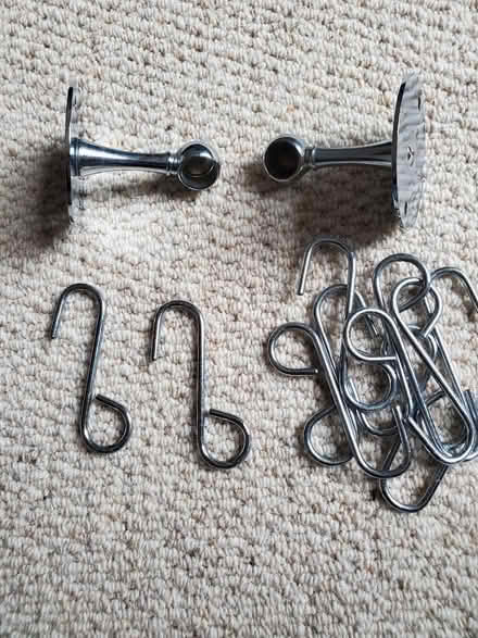 Photo of free Chrome pole fixing and hooks (Norwich, NR1) #1