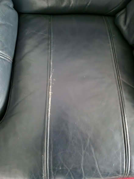 Photo of free Dark Blue leather recliner (Crystal Peaks S20) #3