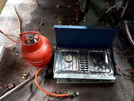 Photo of free Camping Cooker and gas bottle (Burton in Lonsdale LA6) #1