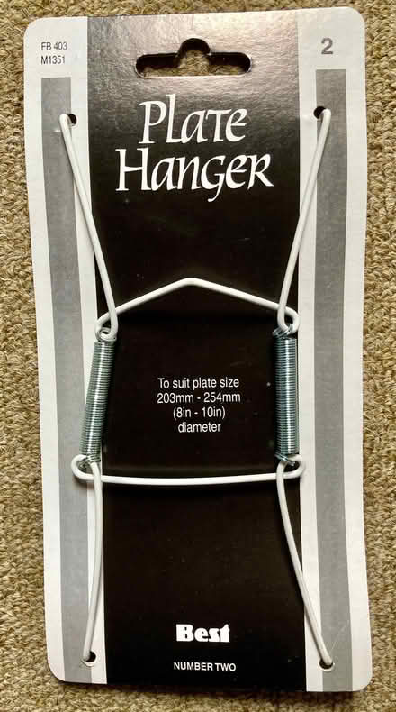 Photo of free Plate hanger for 8-10” diameter plate (Newtown SO19) #2