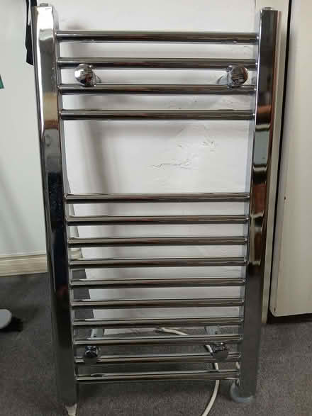 Photo of free electric heated towel rail (Tillington GU28) #1