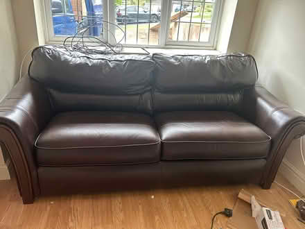 Photo of free Leather Sofabed chair (Basingstoke - RG22) #1