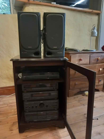 Photo of free Cabinet Hifi with record deck. Cd not working (Burton in Lonsdale LA6) #1