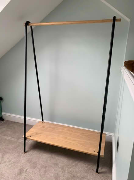 Photo of free Clothes Rail (flat pack) (Walthamstow) #2