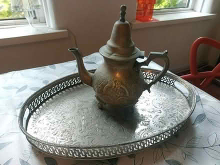 Photo of free Moroccan teapot and tray (Rotherhithe SE16) #1
