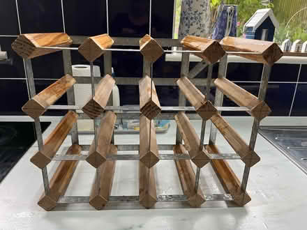 Photo of free Wooden wine rack (Croydon) #1