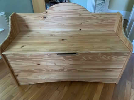 Photo of free Unpainted wooden blanket chest (Lexington) #1