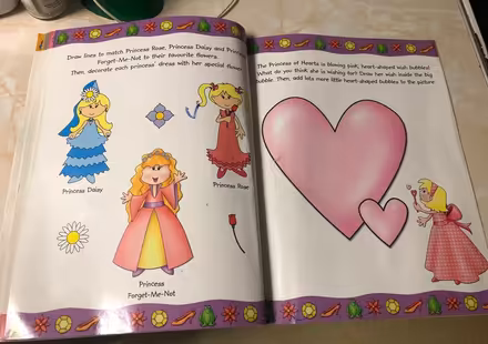 Photo of free Wipe and clean pretty and pink activity book (Highway SL6) #3