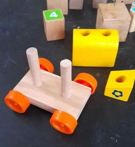 Photo of free Wooden toy building blocks (Littlehampton BN17 6) #2