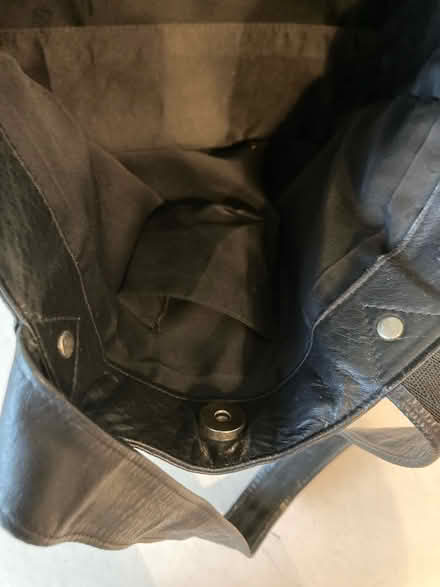 Photo of free Black leather bag (M20 east didsbury) #2