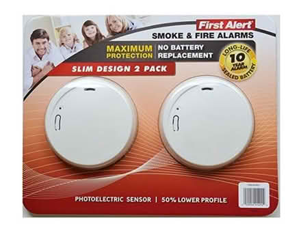 Photo of free 2-Pack First Alert Smoke & Fire Alarms (10 Year Life) #1