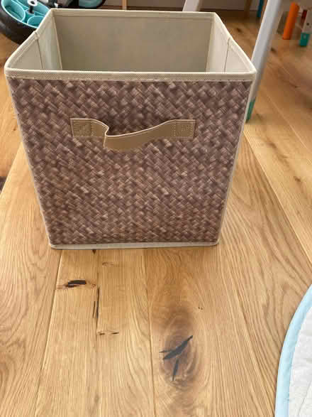 Photo of free 6 x fabric foldable storage baskets (Bradbourne Lakes TN13) #3
