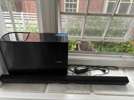 Photo of free Samsung sound bar and sub woofer (Alexandria VA by MasonicTemple) #1