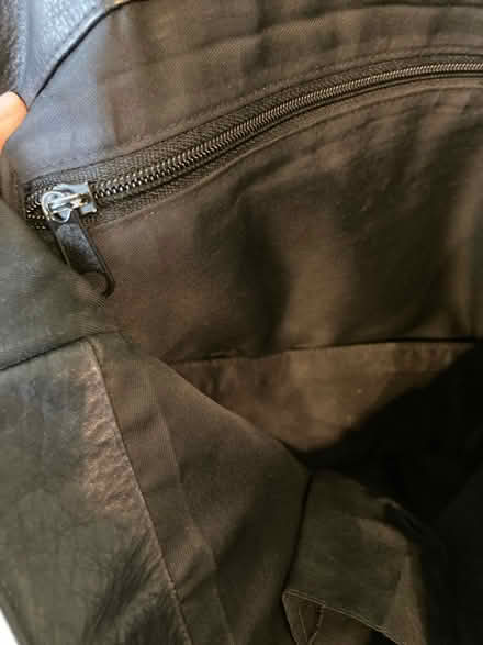 Photo of free Black leather bag (M20 east didsbury) #3