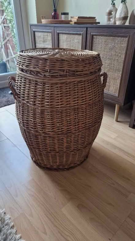 Photo of free Tall Wicker Basket (Bagshot, Surrey) #3
