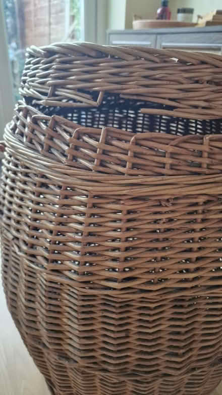 Photo of free Tall Wicker Basket (Bagshot, Surrey) #1