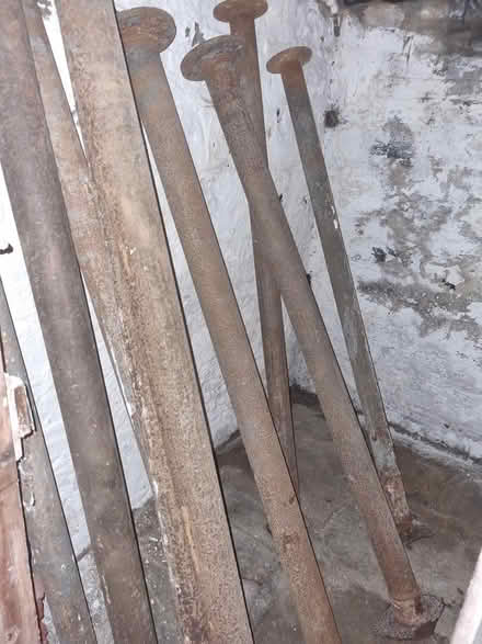 Photo of free 10 large metal posts (Hunters Bar S11) #1