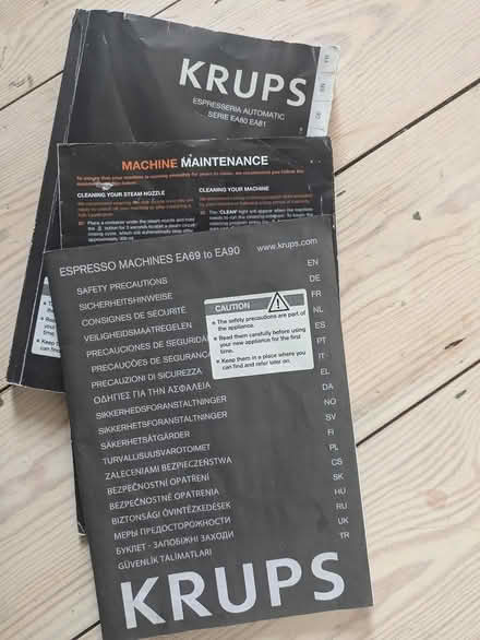 Photo of free Krups coffee machine - parts (East Dulwich) #2
