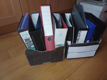 Photo of free Lever arch files/binders (Carterknowle area, S72DD) #1