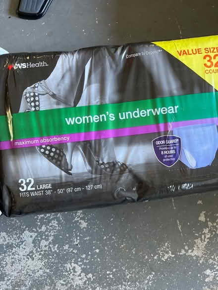 Photo of free Adult disposable underwear and pads (Byfield MA) #4